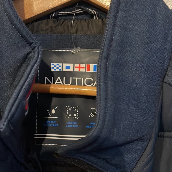 Náutica Mixed-Media Jacket in Color Navy Size L - Picture 8 of 10